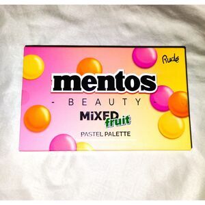 NEW Rude x Mentos Mixed Fruit Pastel Palette SEALED 15 Shades